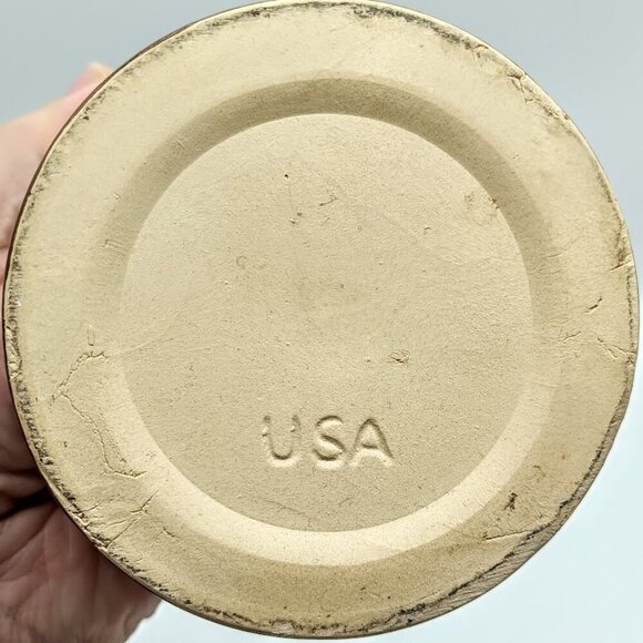 Vintage Copper Crock Club USA Brown Lidded Ceramic Crock - Picture 5 of 5